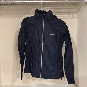 Lightweight Columbia Jacket with Hood small
